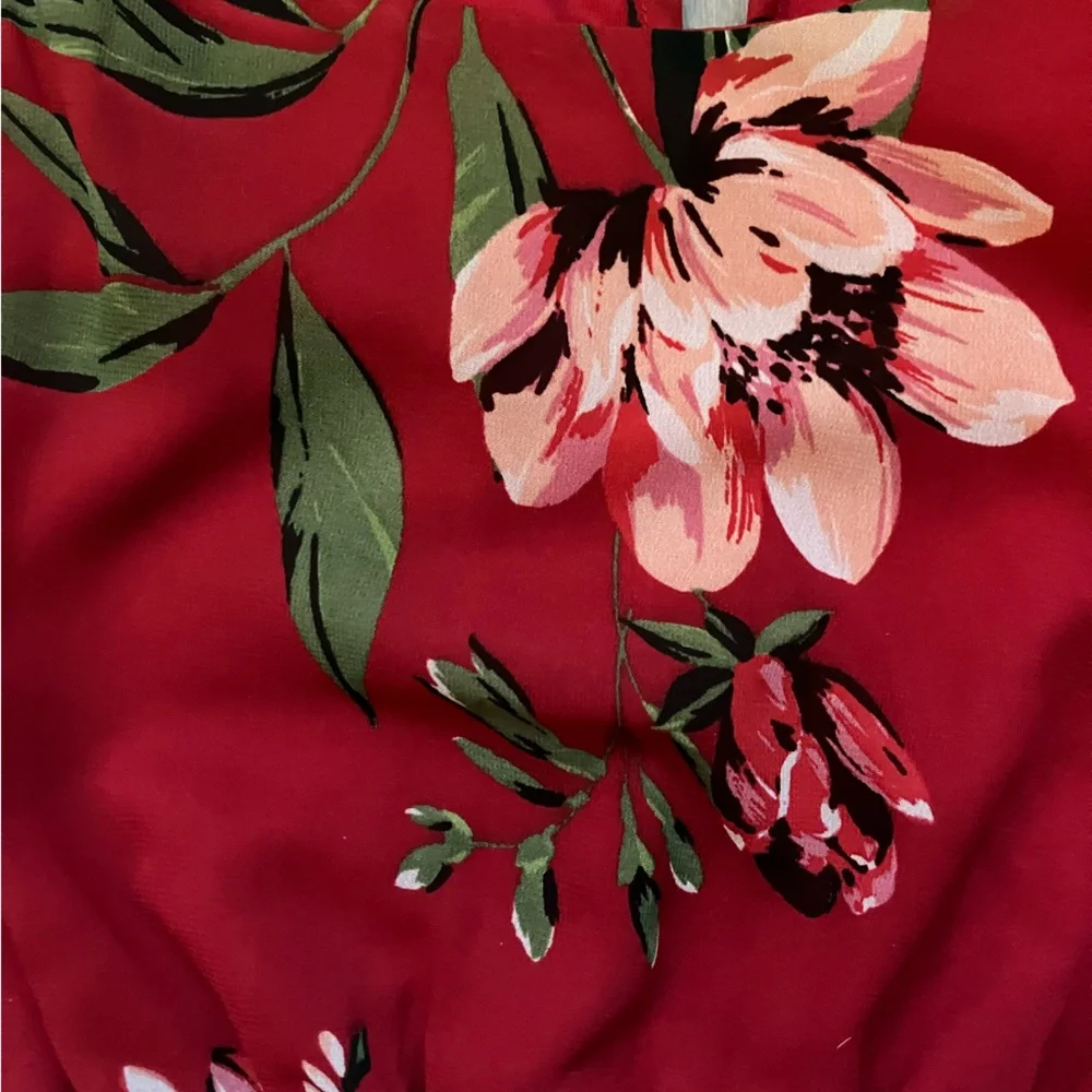 The Children's Place Red Floral Dress